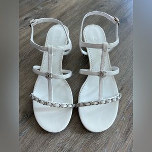 CC White Sandals